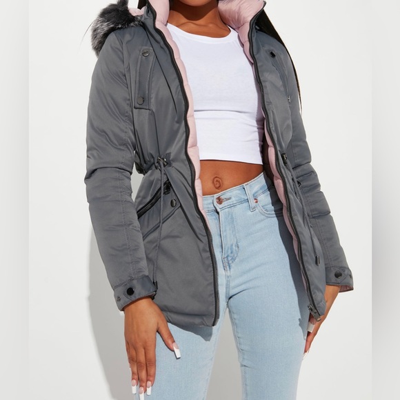 Pink/Gray Jacket - Picture 1 of 11